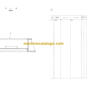 Hitachi KH300-3 Floating Crane Parts Catalog