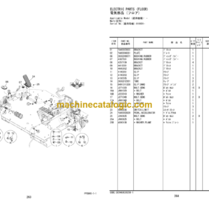 Hitachi ZW180-6 Wheel Loader Parts Catalog