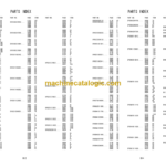Hitachi TV62NF TV75NF RV75NK TV82NF TV85NF TV85NK Vibratory Rammer Parts Catalog