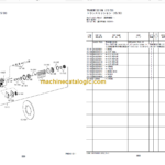 Hitachi ZW250-6 Wheel Loader Engine Parts Catalog