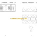 Hitachi Sumitomo SCX2800A-3 Bracing List