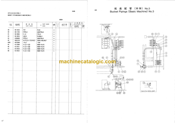 Hitachi KH125-3 EARTH DRILL Parts Catalog