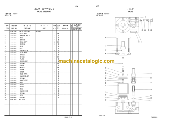 Hitachi CP220-3 Equipment Components Parts Catalog