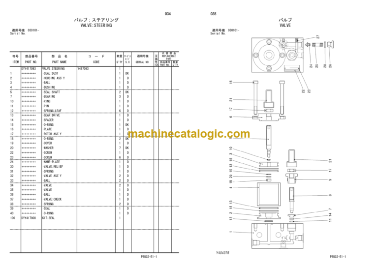 Hitachi CP220-3 Equipment Components Parts Catalog