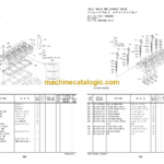 Hitachi ZC125M-5 Macadam Roller Engine Parts Catalog