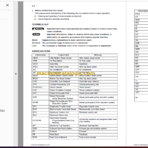 Hitachi 1KD Stage V Exhaust Emission Standards Engine Manual