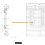 Hitachi KH300 KH700 Hydraulic Equipment Components Parts Catalog