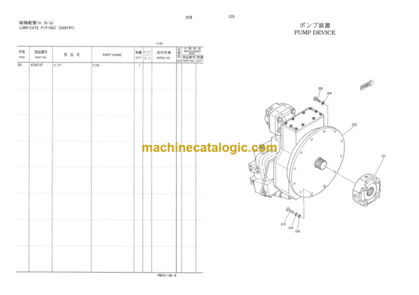 Hitachi KH125-3 Lifting Magnet Parts Catalog