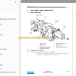 Sandvik DD421-60C Drill Rig Workshop Manual Serial No. 116D43797-1