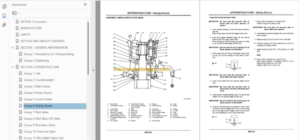 EX75UR-3 Excavator Technicial and Workshop Manual