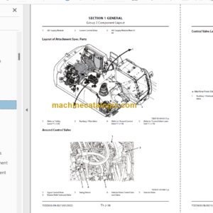 Hitachi ZX300LC-7 ZX300LCN-7 Technical and Workshop Manual