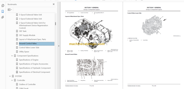 Hitachi ZX300LC-7 ZX300LCN-7 Technical and Workshop Manual