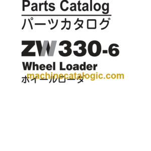 Hitachi ZW330-6 Wheel Loader Parts Catalog