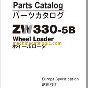 Hitachi ZW330-5B Wheel Loader (PNGB-1-2) Parts Catalog