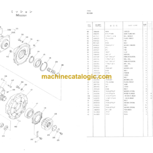 Hitachi KH150-3 Crawler Crane With HD Winches Parts Catalog