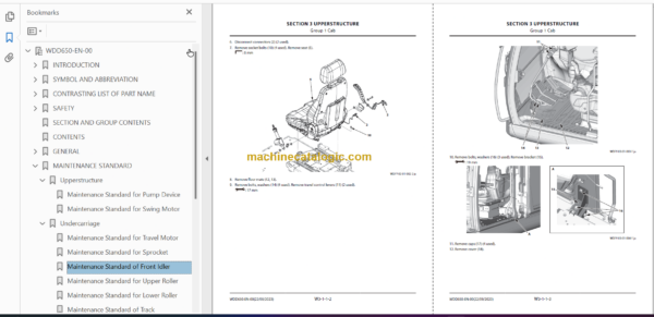 Hitachi ZX300LC-7 ZX300LCN-7 Technical and Workshop Manual