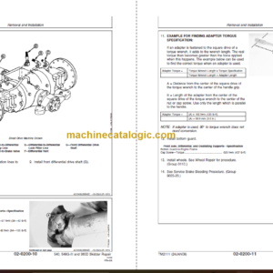 John Deere G-III and D Series Skidder Repair Technical Manual