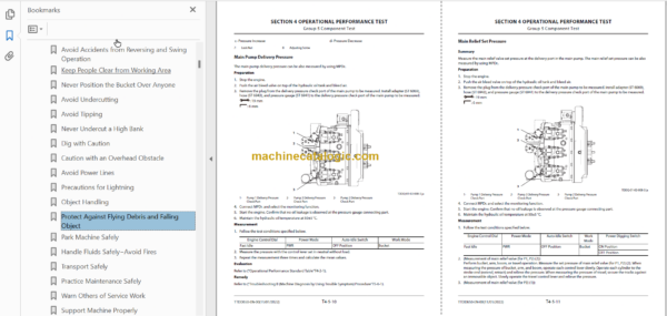 Hitachi ZX300LC-7 ZX300LCN-7 Technical and Workshop Manual