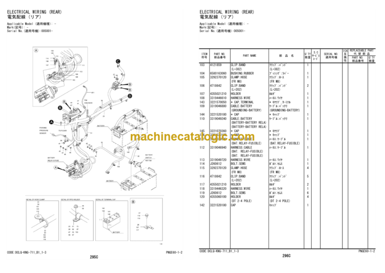 Hitachi ZW330-6 Wheel Loader Parts Catalog