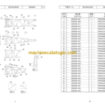 Hitachi Sumitomo SCX900HD-2 Bracing List