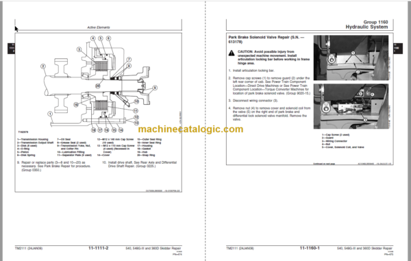 John Deere G-III and D Series Skidder Repair Technical Manual