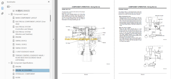 Hitachi ZX30 ZX35 ZX40 ZX50 Excavator Technicial and Workshop Manual