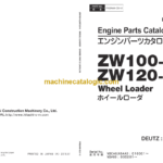 Hitachi ZW100-6 ZW120-6H Engine Parts Catalog