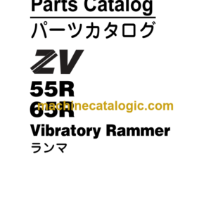 Hitachi ZV55R 65R Vibratory Rammer Parts Catalog