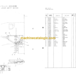 Hitachi KH300-3 Hydraulic Crawler Crane Parts List