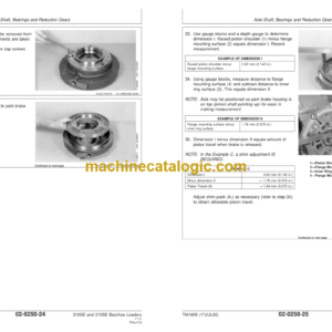 John Deere 310SE and 315SE Backhoe Loader Repair Technical Manual