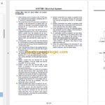 Hitachi ZX30 ZX35 ZX40 ZX50 Excavator Technicial and Workshop Manual
