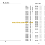 Hitachi ZW100-6 ZW120-6H Engine Parts Catalog