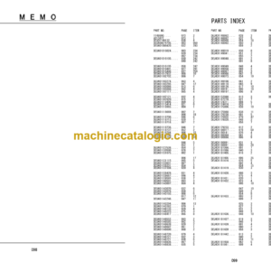 Hitachi ZW100-6 ZW120-6H Engine Parts Catalog