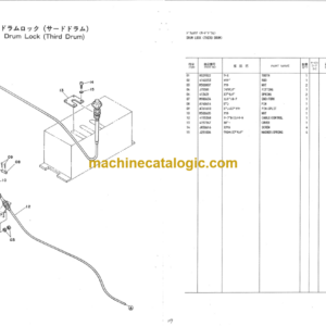 Hitachi KH230 Hydraulic Crawler Crane Parts Catalog Serial No.0105-