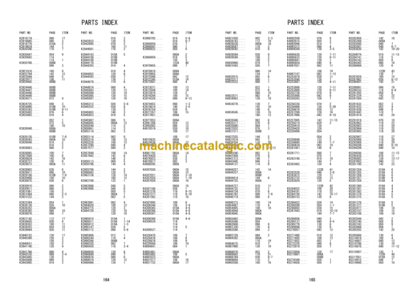 Hitachi ZW310-6 ZW330-6 Wheel Loader Engine Parts Catalog (PNFA60-1-1)