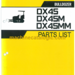 Hitachi DX45 DX45M DX45MM Bulldozer Parts Catalog