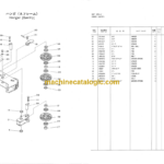 Hitachi KH125-3 Hydraulic Crawler Crane Parts Catalog Serial No.0601-
