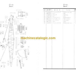 Hitachi KH150-2 Crawler Crane with HD winches Parts Catalog