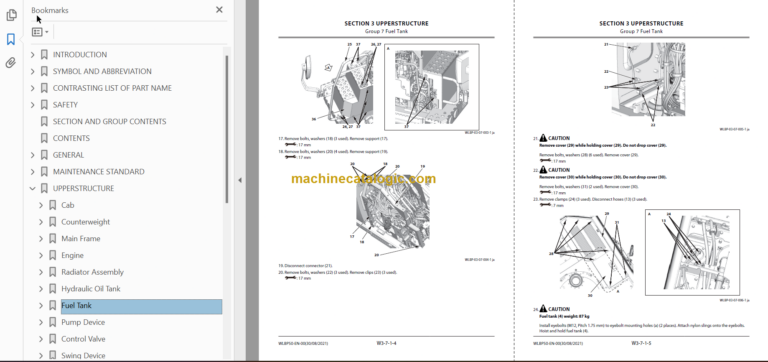 Hitachi ZX150W-7 Technical and Workshop Manual