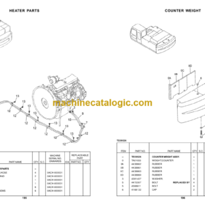 Hitachi ZX370+ Parts Catalog