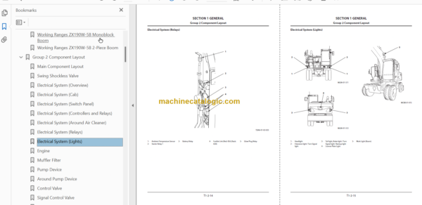 Hitachi ZX190W-5B Technical and Workshop Manual