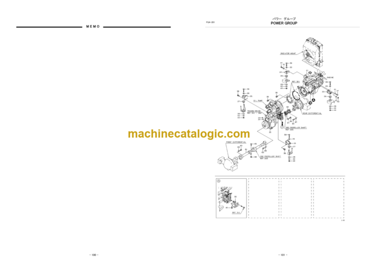 Hitachi ZX180-G Wheel Loader Parts Catalog