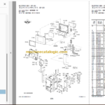 Hitachi ZC50C-5 ZC50T-5 Vibratory Roller Parts Catalog