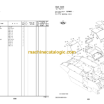 Hitachi ZC220P-5 Tired Roller Parts Catalog
