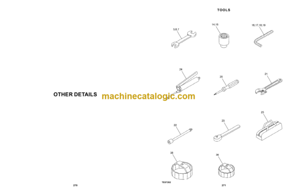 Hitachi ZX370+ Parts Catalog