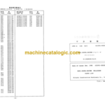 Hitachi DX45 DX45M DX45MM Bulldozer Parts Catalog