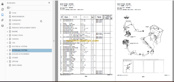 Hitachi ZW310-6 Wheel Loader (PNGB-1-2) Parts Catalog