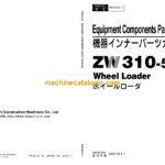 Hitachi ZW310-5A Wheel Loader Equipment Components Parts Catalog (PNFC90-E1-1)