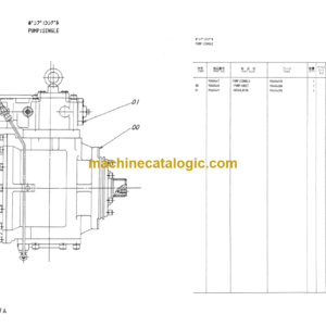 Hitachi KH700-2 Equipment Components Parts Catalog