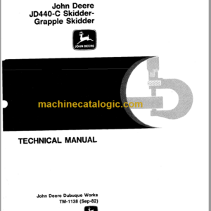 John Deere JD440C Skidder Grapple Skidder Technical Manual